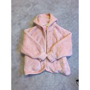 F21 - Oversized Pink Teddy Coat